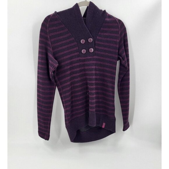 Mountain Hardwear Sevina Hooded Sweater Women's Size Small Purple Y2K - Picture 1 of 9